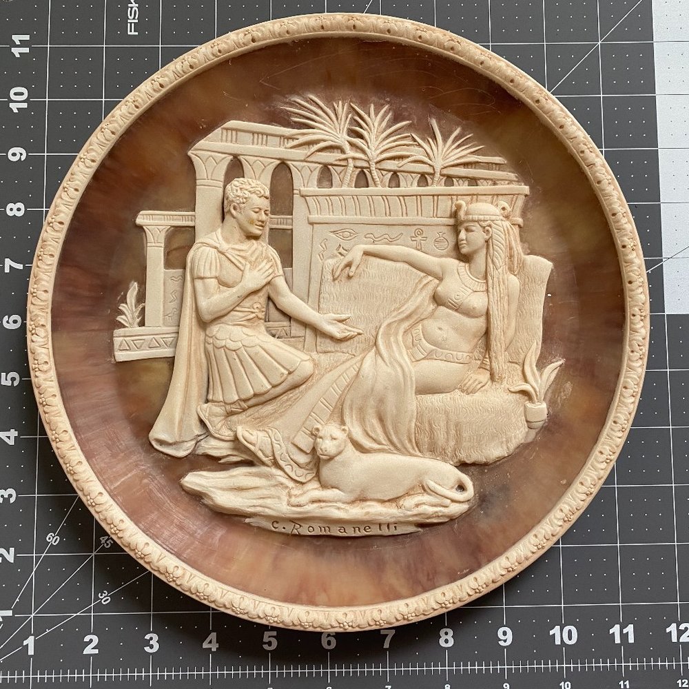 "Anatomy and Cleopatra" Decorative Plate